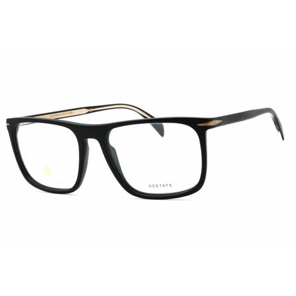 David Beckham Men's Eyeglasses - Matte Black Plastic Square Frame | DB 1108 0003 00 ,