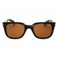 David Beckham Men's Sunglasses - Ruthenium Grey Horn Full Rim | DB 7047/S 0POH 70 ,