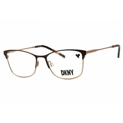 Dkny Women's Eyeglasses - Brown/Sand Metal Cat Eye Shape Full Rim Frame | DK1028 210 ,