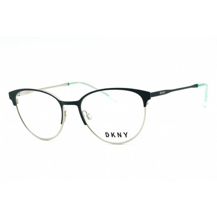 Dkny Women's Eyeglasses - Teal/Silver Metal Cat Eye Shape Full Rim Frame | DK1030 430 ,