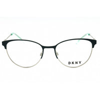 Dkny Women's Eyeglasses - Teal/Silver Metal Cat Eye Shape Full Rim Frame | DK1030 430 ,