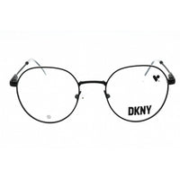 Dkny Women's Eyeglasses - Matte Black Metal Round Shape Full Rim Frame | DK1032 001 ,