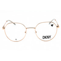 Dkny Women's Eyeglasses - Rose Gold Metal Round Shape Full Rim Frame | DK1032 770 ,