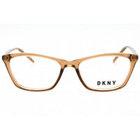 Dkny Women's Eyeglasses - Brown Crystal Injected Propionate Cat Eye Frame | DK5036 210 ,