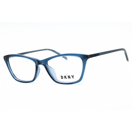Dkny Women's Eyeglasses - Navy Crystal Injected Propionate Cat Eye Frame | DK5036 400 ,