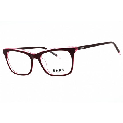 Dkny Women's Eyeglasses - Plum/Pink Triple-Laminate Cat Eye Shape Frame | DK5046 505 ,