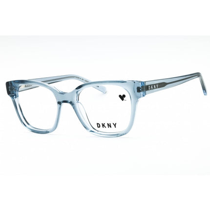 Dkny Women's Eyeglasses - Blue Laminate Acetate Square Full Rim Frame | DK5048 400 ,