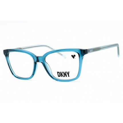 Dkny Women's Eyeglasses - Crystal Blue Injected Propionate Square Frame | DK5051 430 ,