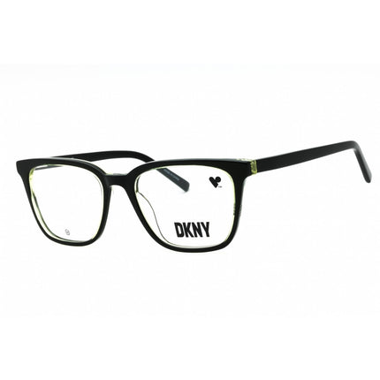 Dkny Women's Eyeglasses - Black/Citron Laminate Acetate Square Full Rim | DK5060 001 ,