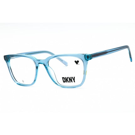 Dkny Women's Eyeglasses - Blue Laminate Acetate Square Full Rim Frame | DK5060 400 ,