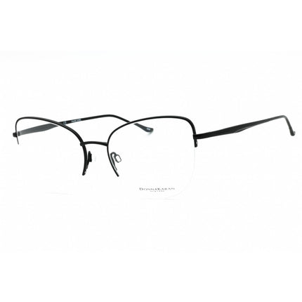 Dkny Women's Eyeglasses - Black Cat Eye Half Rim Frame Clear Demo Lens | DO1004 001 ,