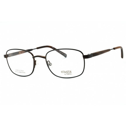 Elasta Men's Eyeglasses - Brown Metal Rectangular Shape Full Rim Frame | 7221 009Q 00 ,