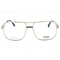 Elasta Men's Eyeglasses - Grey Silver Metal Aviator Full Rim Frame | E 3055 0L32 00 ,