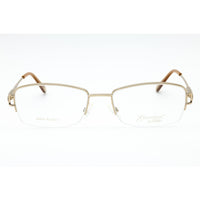 Emozioni Women's Eyeglasses - Gold Metal Rectangular Half Rim Frame | EM 4403 0J5G 00 ,