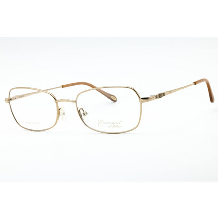Emozioni Women's Eyeglasses - Gold Metal Rectangular Full Rim Frame | EM 4404 0J5G 00 ,