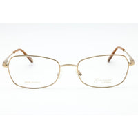 Emozioni Women's Eyeglasses - Gold Metal Rectangular Full Rim Frame | EM 4404 0J5G 00 ,