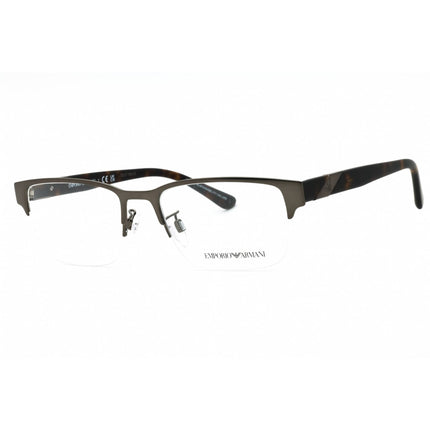 Emporio Armani Men's Eyeglasses - Matte Gunmetal Metal Half Rim Frame | 0EA1129 3047 ,