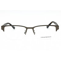 Emporio Armani Men's Eyeglasses - Matte Gunmetal Metal Half Rim Frame | 0EA1129 3047 ,