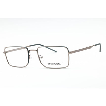 Emporio Armani Men's Eyeglasses - Matte Silver Metal Rectangular Frame | 0EA1153 3045 ,