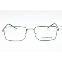 Emporio Armani Men's Eyeglasses - Matte Silver Metal Rectangular Frame | 0EA1153 3045 ,