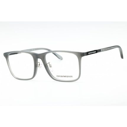 Emporio Armani Men's Eyeglasses - Opal Grey Plastic Square Full Rim | 0EA3181F 6070 ,