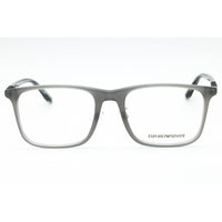 Emporio Armani Men's Eyeglasses - Opal Grey Plastic Square Full Rim | 0EA3181F 6070 ,