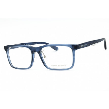 Emporio Armani Men's Eyeglasses - Shiny Blue/Top Smoke Plastic Frame | 0EA3227F 6054 ,