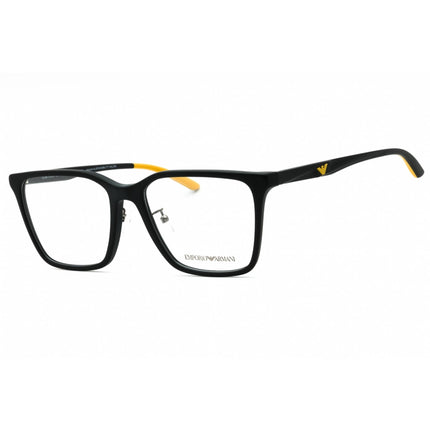 Emporio Armani Men's Eyeglasses - Matte Black Plastic Square Full Rim | 0EA3232D 5001 ,