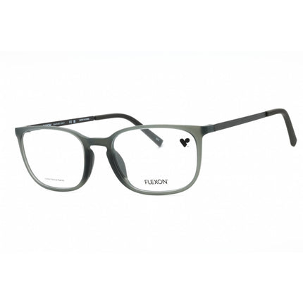 Flexon Men's Eyeglasses - Matte Grey Rectangular Full Rim Frame | FLEXON EP8012 020 ,