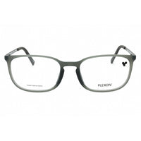 Flexon Men's Eyeglasses - Matte Grey Rectangular Full Rim Frame | FLEXON EP8012 020 ,
