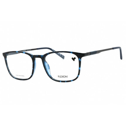 Flexon Men's Eyeglasses - Navy Tortoise Square Full Rim Frame | FLEXON EP8017 462 ,