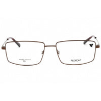 Flexon Men's Eyeglasses - Matte Coffee Titanium Rectangular Frame | FLEXON H6069 205 ,