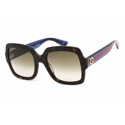 Gucci Men's Sunglasses - Havana Acetate Square Shape Full Rim Frame | GG0036SN 004 ,