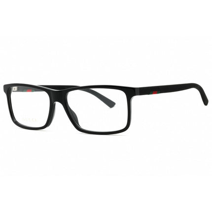 Gucci Men's Eyeglasses - Black Acetate Rectangular Shape Full Rim Frame | GG0424O 005 ,