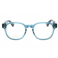 Gucci Men's Eyeglasses - Blue Acetate Square Full Rim Frame Clear Lens | GG0927O 006 ,