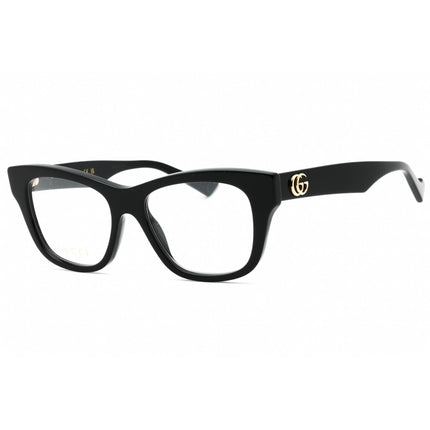 Gucci Women's Eyeglasses - Black Acetate Cat Eye Shape Full Rim Frame | GG0999O 001 ,