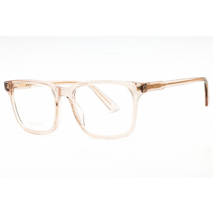 Gucci Men's Eyeglasses - Brown Acetate Square Shape Frame Clear Lens | GG1120O 008 ,