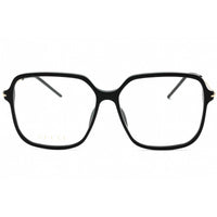 Gucci Women's Eyeglasses - Black/Gold Acetate Square Full Rim Frame | GG1271O 001 ,