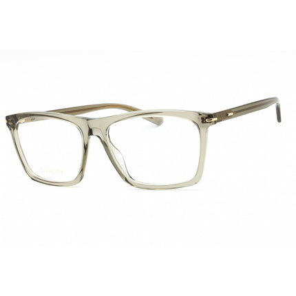 Gucci Men's Eyeglasses - Brown Acetate Square Full Rim Frame Clear Lens | GG1445O 008 ,