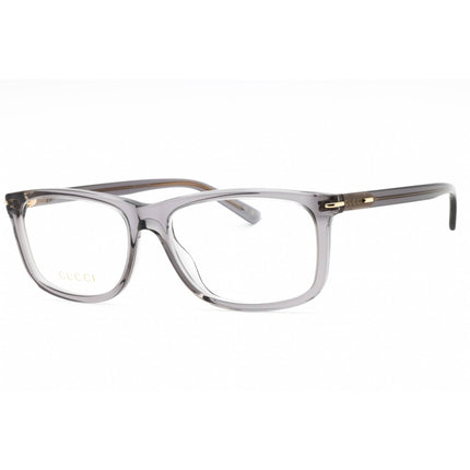 Gucci Men's Eyeglasses - Grey Acetate Square Full Rim Frame Clear Lens | GG1447O 004 ,