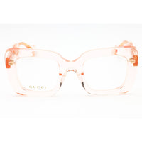 Gucci Women's Eyeglasses - Transparent Pink Orange Cat Eye Shape Frame | GG1554O 003 ,