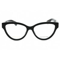 Gucci Women's Eyeglasses - Black Injected Propionate Cat Eye Full Rim | GG1581O 001 ,