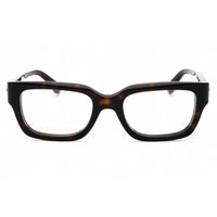 Gucci Women's Eyeglasses - Havana/Violet Acetate Rectangular Full Rim | GG1666O 008 ,