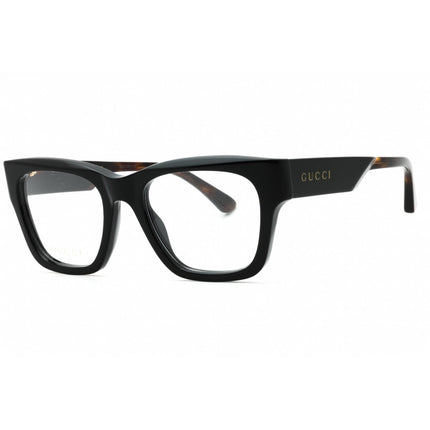 Gucci Men's Eyeglasses - Black/Havana Acetate Cat Eye Full Rim Frame | GG1669O 005 ,
