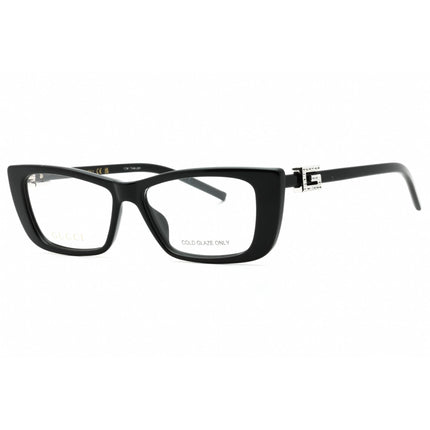 Gucci Women's Eyeglasses - Black Injected Propionate Cat Eye Full Rim | GG1682O 002 ,