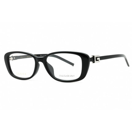 Gucci Women's Eyeglasses - Black Injected Propionate Oval Full Rim | GG1685OK 002 ,