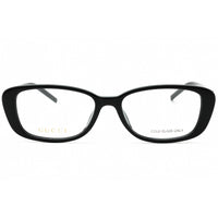 Gucci Women's Eyeglasses - Black Injected Propionate Oval Full Rim | GG1685OK 002 ,