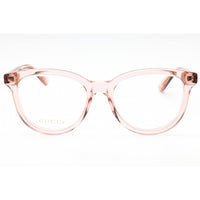 Gucci Women's Eyeglasses - Pink Acetate Round Full Rim Frame Clear Lens | GG1687O 003 ,