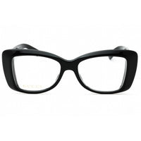 Gucci Women's Eyeglasses - Black Acetate Butterfly Shape Full Rim Frame | GG1697O 001 ,