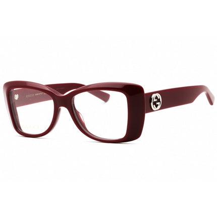 Gucci Women's Eyeglasses - Burgundy Acetate Butterfly Full Rim Frame | GG1697O 004 ,